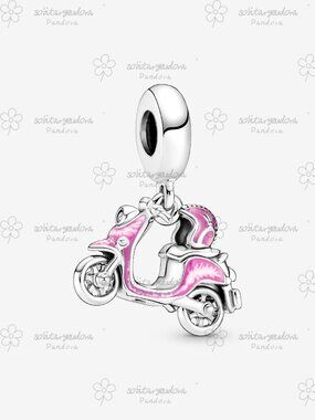 Pandora Pink Scooter Dangle Charm
